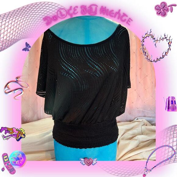 Y2K Mesh Shirt - Picture 1 of 7